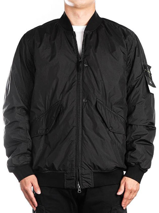 Reps R NY Bomber Jacket Black - STONE ISLAND - BALAAN 2