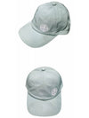 771599222 V0055 Logo embroidery ball cap sage green hat TJ - STONE ISLAND - BALAAN 4