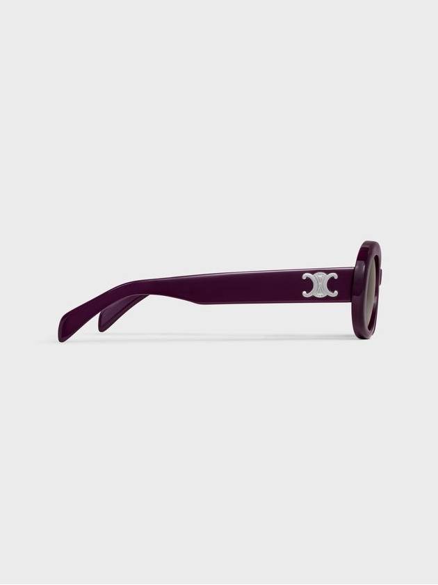 Eyewear Triomphe Acetate Sunglasses Aubergine - CELINE - BALAAN 4