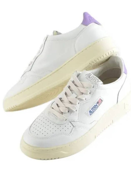 Men's Medalist Leather Low Top Sneakers White - AUTRY - BALAAN 2