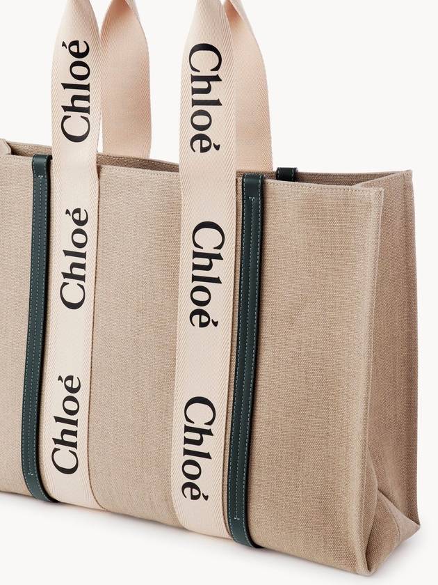 CHLOÉ LARGE WOODY TOTE BAG - CHLOE - BALAAN 4