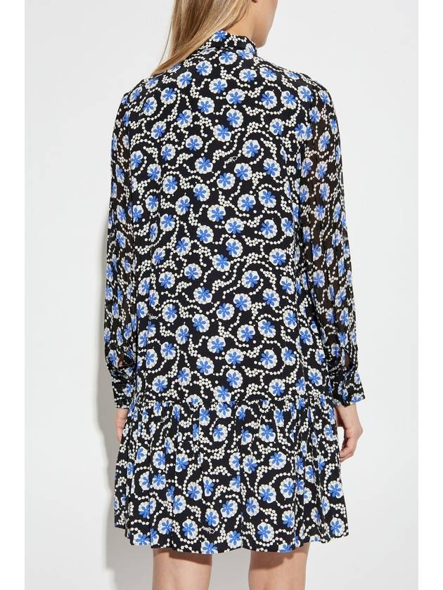 Diane Von Furstenberg Dress Ami, Women's, Blue - DIANE VON FURSTENBERG - BALAAN 4