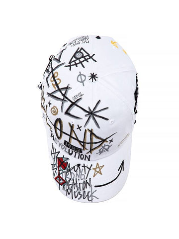 Plate Logo Monster Cap White - BLACKBLOND - BALAAN 1