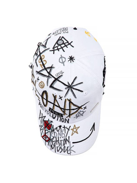 BBD Plate Logo Monster Cap White - BLACKBLOND - BALAAN 2