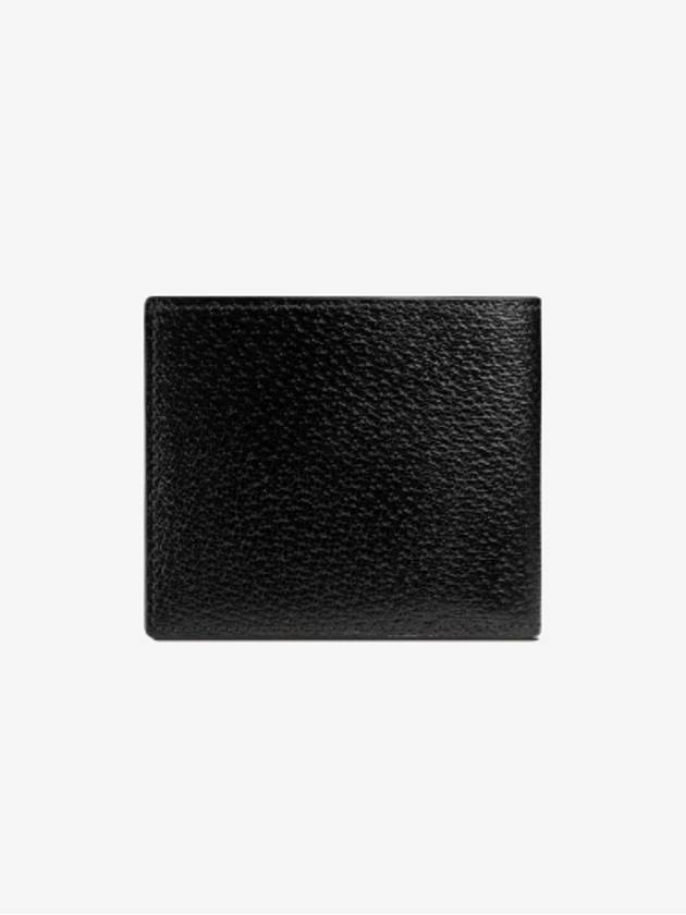 GG Marmont Leather Bi Fold Wallet Black Gold - GUCCI - BALAAN 4