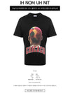 NUS21231 009 Chicago Player Logo Printing Short Sleeve T-Shirt Black Men's T-Shirt TR - IH NOM UH NIT - BALAAN 2