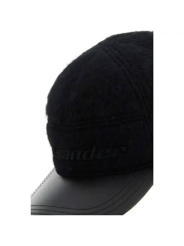 Embroidered Logo Ball Cap Black - JIL SANDER - BALAAN 5