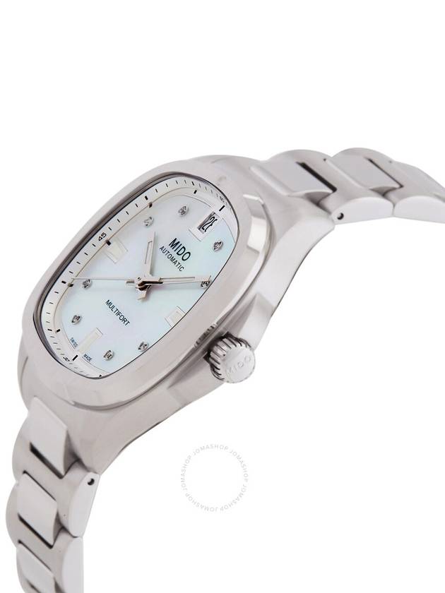 Mido Multifort TV Automatic Diamond White Mother of Pearl Dial Watch M0493071110600 - MIDO - BALAAN 2