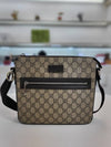 GG Logo Supreme Canvas Messenger Cross Bag 406410 - GUCCI - BALAAN 1