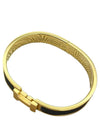 Clic HH Bracelet Gold Noir Mat - HERMES - BALAAN 4