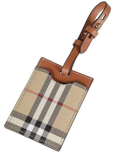 Check Luggage Tag Beige - BURBERRY - BALAAN 2