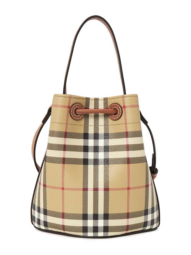 Check Bucket Bag Beige - BURBERRY - BALAAN 4