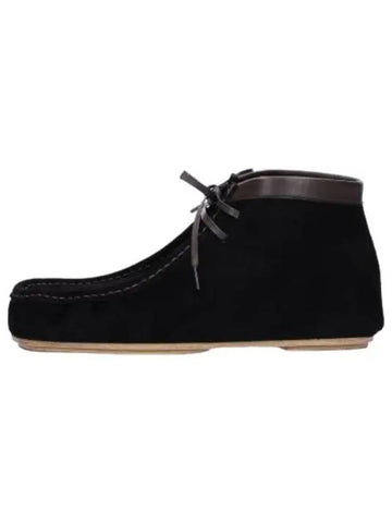 suede moccasin sport boots black - AURALEE - BALAAN 1