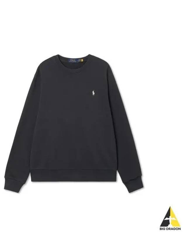 Loopback terry sweatshirt black - POLO RALPH LAUREN - BALAAN 1