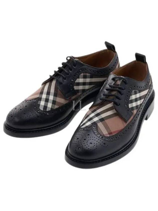 Vintage check panel derby beige black - BURBERRY - BALAAN 2