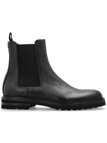 Dolce & Gabbana Leather Ankle Boots, Men's, Black - DOLCE&GABBANA - BALAAN 1