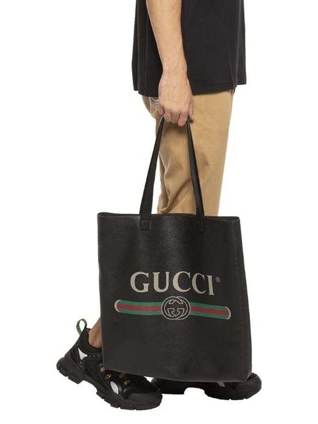 Vintage Logo Tote Bag Black - GUCCI - BALAAN 3