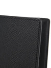 Stitched Bi-Fold Leather Card Wallet Black - MAISON MARGIELA - BALAAN 4