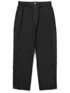 Zipper point pants BLACK MAN - MALBON GOLF - BALAAN 1