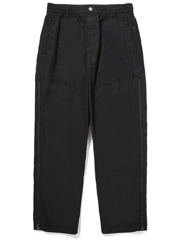 Zipper point pants BLACK MAN - MALBON GOLF - BALAAN 1