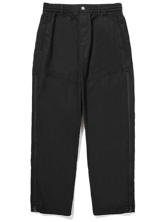 Zipper point pants BLACK MAN - MALBON GOLF - BALAAN 1