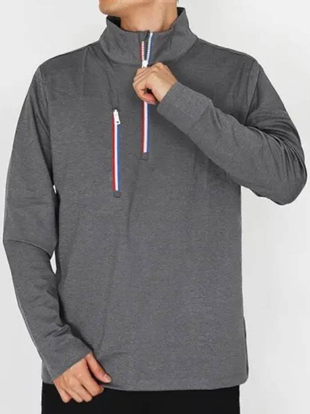 Men s Golf Long Sleeve T shirt Daytona Functional Techwear Interlock Pullover Knit G4MA23K125AO CHGR Domestic Product GQN123091102367 - G/FORE - BALAAN 1