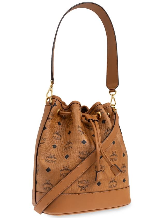 MCM Dessau Bucket Shoulder Bag, Women's, Brown - MCM - BALAAN 4