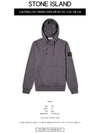 Wappen Patch Cotton Hoodie Charcoal - STONE ISLAND - BALAAN 3