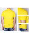 Men's CATEN Dean Dan Pocket Short Sleeve TShirt 74GC0897 Yellow - DSQUARED2 - BALAAN 7