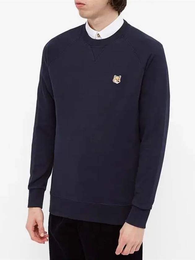 Fox Head Patch Classic Sweatshirt Navy - MAISON KITSUNE - BALAAN 3