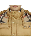 Detachable Sleeve Hooded Padding Beige - BURBERRY - BALAAN 11