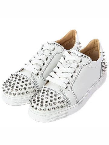 Vieira 2 Silver Spike Women’s Sneakers 1201525 - CHRISTIAN LOUBOUTIN - BALAAN 1