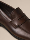 Men's Penny Leather Loafers Brown - TOD'S - BALAAN 3