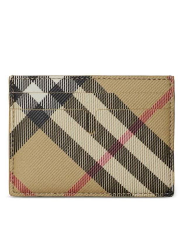 Check Card Case Wallet Beige - BURBERRY - BALAAN 2