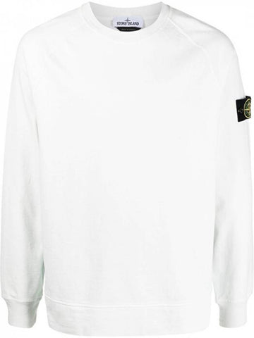 Wappen Patch Crewneck Sweatshirt Ice - STONE ISLAND - BALAAN 1