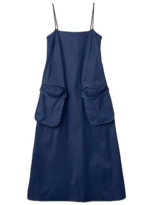 Pocket sleeveless dress blue - SUNNEI - BALAAN 1