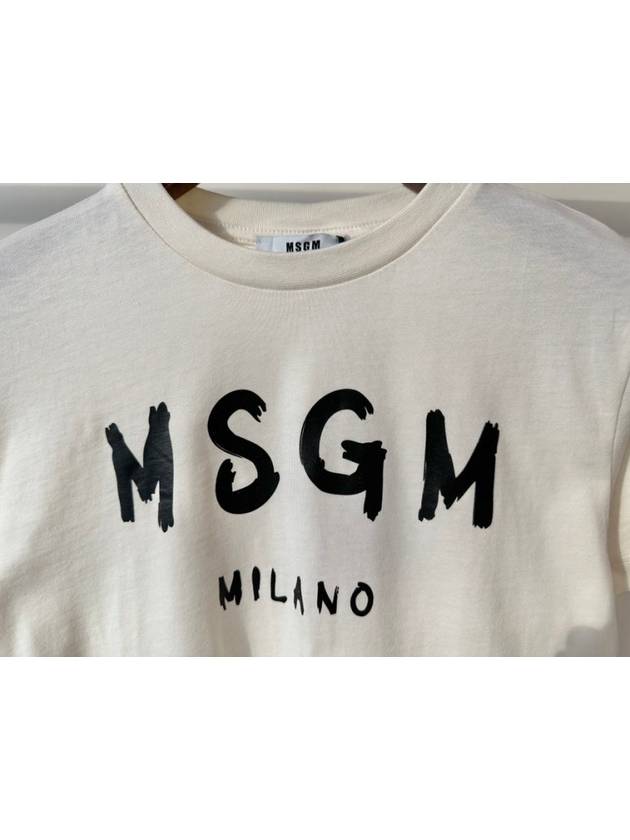 Kids T Shirt F4MSJUTH290 Cream 6 8 10 12 14A - MSGM - BALAAN 2