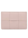 Intrecciato Lambskin Calfskin Card Wallet Pink - BOTTEGA VENETA - BALAAN 2