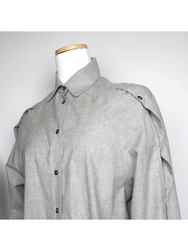 Jeans gray cotton shirt 55 66 - IRO - BALAAN 4