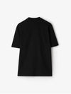 EKD Print Cotton Short Sleeve T-Shirt Black - BURBERRY - BALAAN 6