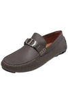 CD Signature Buckle Strap Loafers Brown - DIOR - BALAAN 3