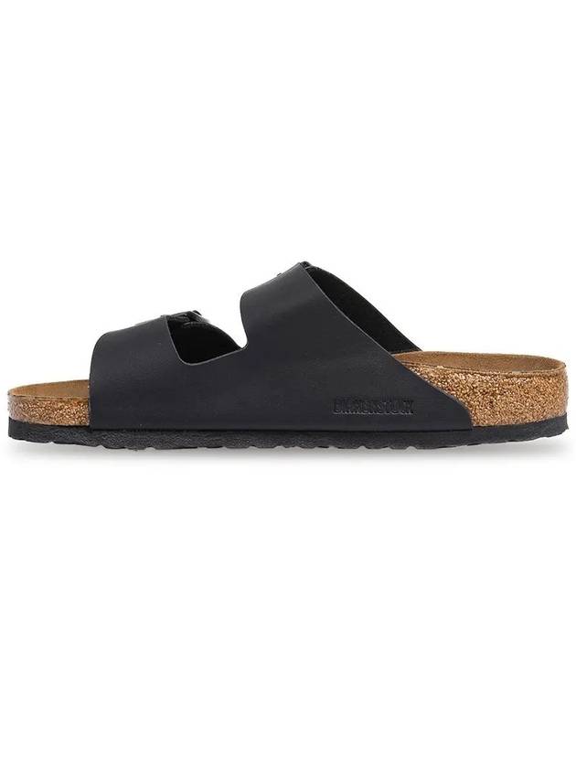 Arizona Double Strap Narrow Slippers Black - BIRKENSTOCK - BALAAN 4