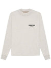 Fear of God Essentials The Core Collection Long Sleeve T Shirt Light Oatmeal - FEAR OF GOD ESSENTIALS - BALAAN 2