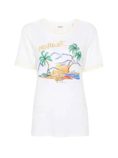 24 Zwell TS0001FC B1N13E 20WH Tee - ISABEL MARANT - BALAAN 1