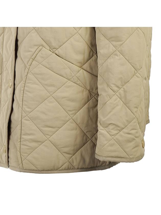 Diamond Quilted Thermoregulated Barn Jacket Honey - BURBERRY - BALAAN 7