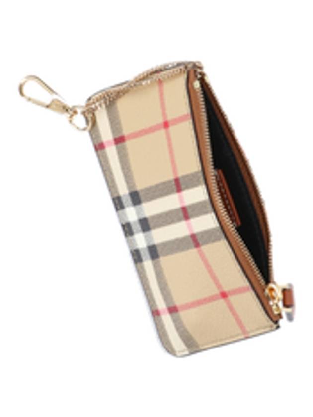 Check Print Coin Wallet Beige - BURBERRY - BALAAN 5