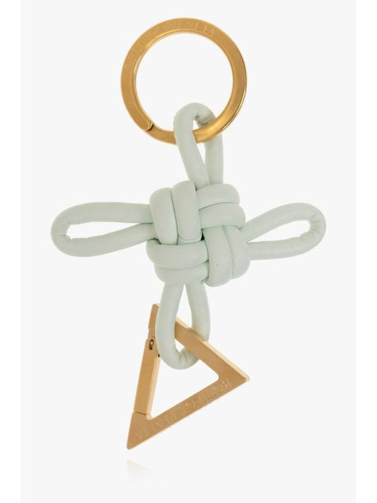 Triangle Nappa Key Holder Glacier - BOTTEGA VENETA - BALAAN 2