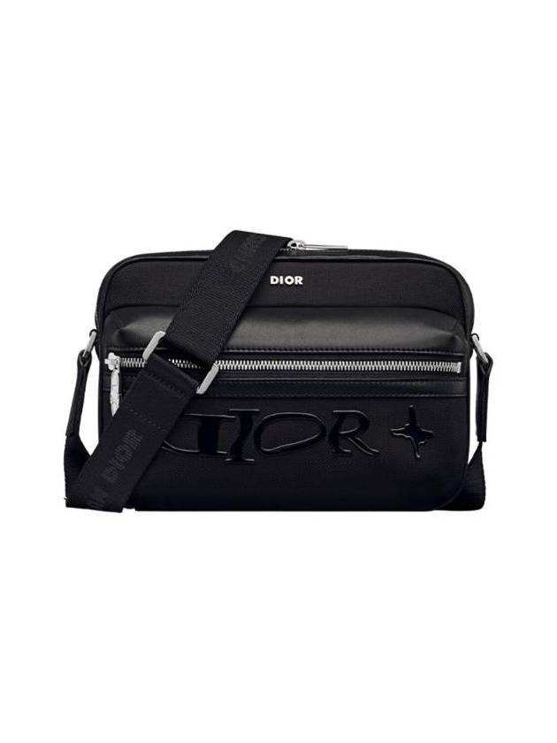 2.0 Zipped Messenger Bag Black - DIOR - BALAAN 1