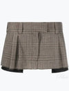 23 fw PRINCIPE DI GALLES Mini Skirt MG207113JLF063M B0650466392 - MIU MIU - BALAAN 2