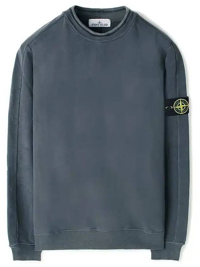 Stretch Cotton Fleece Mock Turtleneck Sweatshirt Lead - STONE ISLAND - BALAAN 2